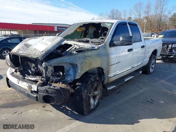 2006 Dodge Ram 1500 Laramie with VIN 1D3HU18216J206831, listed as a IAAI auction lot 41673278 with 1 mi miles. Bid and sale history available at carsss.com. Image 2.