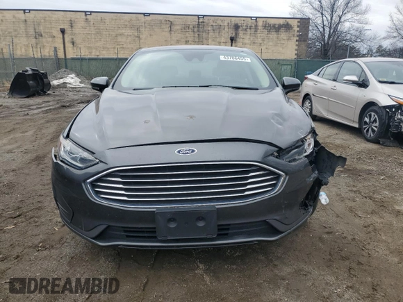 2020 Ford Fusion SE with VIN 3FA6P0HD9LR165097, listed as a Copart auction lot 43706455 with 44,281 mi miles and Salvage Title. Bid and sale history available at carsss.com. Image 5.