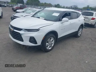2022 Chevrolet Blazer LT z VIN 3GNKBCR48NS208791, wystawiony jako IAAI lot #41920482 z przebiegiem 45 320 mil mil oraz . Historia ofert i sprzedaży dostępna na DreamBid. Obrazek 2.