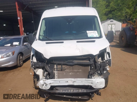 2019 Ford Transit with VIN 1FTYR2CM0KKB82003, listed as a IAAI auction lot 42693012 with 76,937 mi miles and . Bid and sale history available at DreamBid. Image 13.