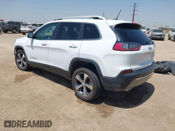 2021 Jeep Cherokee Limited with VIN 1C4PJLDX1MD232271, listed as a IAAI auction lot 42506739 with 45,993 mi miles and . Bid and sale history available at DreamBid. Image 3.