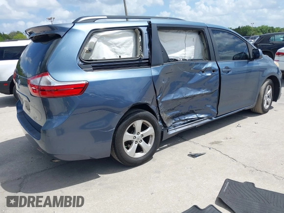 2015 Toyota Sienna LE AAS с VIN 5TDKK3DC9FS586034, выставлен на аукционе IAAI как лот 41955806 с пробегом 124 678 миль миль и . История ставок и продаж доступна на DreamBid. Изображение 4.