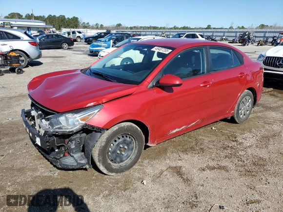 2020 Kia Rio S with VIN 3KPA24AD5LE284583, listed as a Copart auction lot 48487285 with 17,416 mi miles and Salvage Title. Bid and sale history available at DreamBid. Image 1.