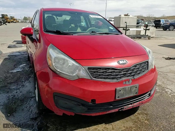 2013 Kia Rio LX with VIN KNADM4A39D6289773, listed as a Copart auction lot 50585435 with 127,065 mi miles and Salvage Title. Bid and sale history available at carsss.com. Image 14.