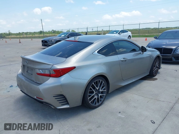 2016 Lexus RC 200t F Sport with VIN JTHHA5BC6G5003632, listed as a IAAI auction lot 42280210 with 173,322 mi miles and . Bid and sale history available at DreamBid. Image 4.
