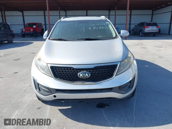 2015 Kia Sportage LX with VIN KNDPB3ACXF7791978, listed as a IAAI auction lot 42131383 with 140,533 mi miles and . Bid and sale history available at carsss.com. Image 6.