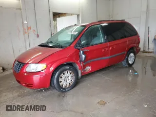 2007 Chrysler Town & Country SWB with VIN 1A4GJ45R27B187650, listed as a Copart auction lot 49824925 with 153,097 mi miles and Salvage Title. Bid and sale history available at carsss.com. Image 1.