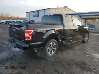 2019 Ford F-150 XL with VIN 1FTEW1EP5KFC28415, listed as a Copart auction lot 48616685 with 39,981 mi miles and Salvage Title. Bid and sale history available at carsss.com. Image 3.