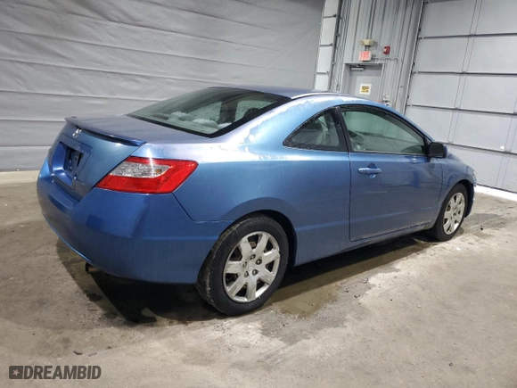 2009 Honda Civic Cpe LX with VIN 2HGFG11699H536681, listed as a Copart auction lot 47547205 with 204,568 mi miles and Clean Title. Bid and sale history available at carsss.com. Image 3.