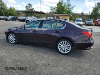 2014 Acura RLX Technology with VIN JH4KC1F59EC000494, listed as a Copart auction lot 55293475 with 100,857 mi miles and Salvage title. Bid and sale history available at DreamBid. Image 2.