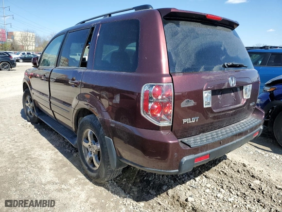 2007 Honda Pilot EX-L with VIN 5FNYF18527B025243, listed as a Copart auction lot 51981585 with 273,134 mi miles and Salvage Title. Bid and sale history available at carsss.com. Image 2.