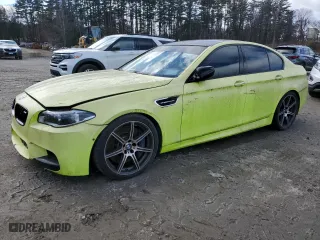 2015 BMW M5 with VIN WBSFV9C58FD594385, listed as a Copart auction lot 44935434 with 74,509 mi miles. Bid and sale history available at carsss.com. Image 1.
