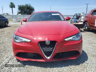 2019 Alfa Romeo Giulia Ti Sport with VIN ZARFAMBN2K7599264, listed as a Copart auction lot 60746415 with 58,424 mi miles and Salvage title. Bid and sale history available at DreamBid. Image 5.