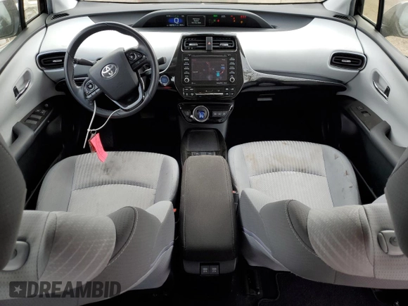 2021 Toyota Prius LE with VIN JTDKAMFP7M3178896, listed as a Copart auction lot 55634965 with 48,576 mi miles and Salvage Title. Bid and sale history available at DreamBid. Image 8.