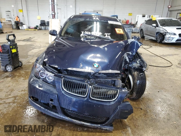 2006 BMW 3 Series 325i with VIN WBAVB13556PS65362, listed as a Copart auction lot 51945805 with 0 mi miles and Salvage Title. Bid and sale history available at carsss.com. Image 5.