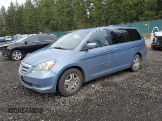 2007 Honda Odyssey EX-L with VIN 5FNRL38737B105483, listed as a Copart auction lot 45009695 with 212,079 mi miles and Clean Title. Bid and sale history available at carsss.com. Image 1.