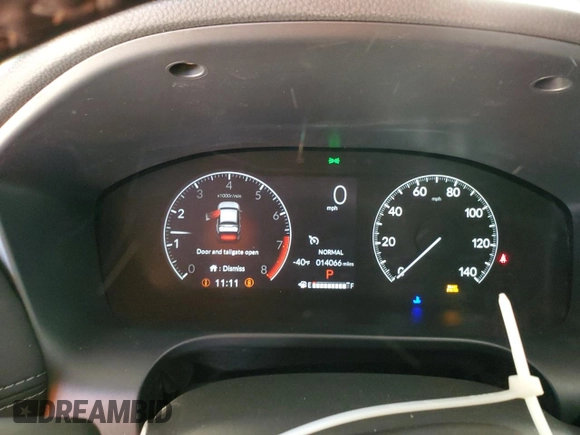2025 Honda HR-V EX-L with VIN 3CZRZ1H71SM718252, listed as a Copart auction lot 47540315 with 14,066 mi miles and Salvage Title. Bid and sale history available at carsss.com. Image 9.