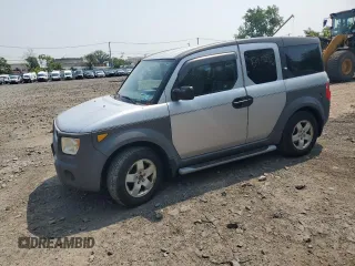 2003 Honda Element EX z VIN 5J6YH28513L004014, wystawiony jako Copart lot #59523225 z przebiegiem 86 001 mil mil oraz Czysty tytuł • Clean title. Historia ofert i sprzedaży dostępna na DreamBid. Obrazek 1.