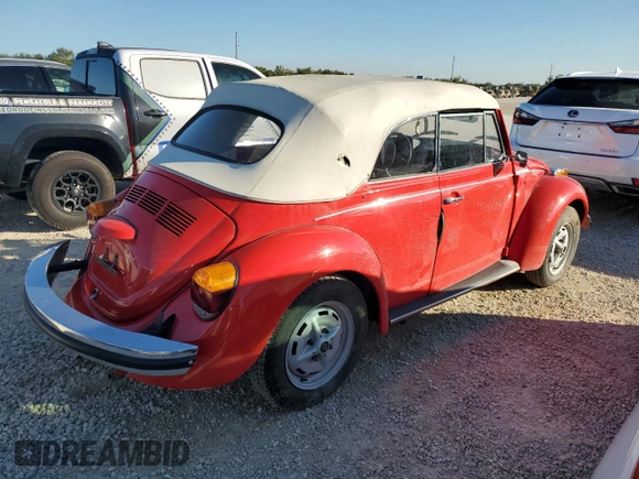 1979 Volkswagen Beetle with VIN 1592040787, listed as a Copart auction lot 76557394 with 59,607 mi miles and Non Repairable. Bid and sale history available at DreamBid. Image 3.
