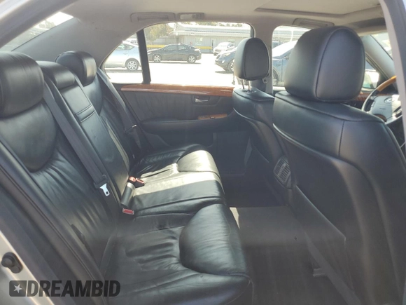 2002 Lexus LS 430 with VIN JTHBN30F820075725, listed as a Copart auction lot 48527905 with 131,832 mi miles and Salvage Title. Bid and sale history available at DreamBid. Image 10.