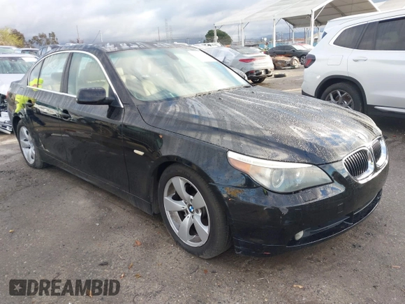 2006 BMW 5 Series 530i with VIN WBANE73506CM42692, listed as a IAAI auction lot 41712986 with 144,501 mi miles and . Bid and sale history available at carsss.com. Image 1.
