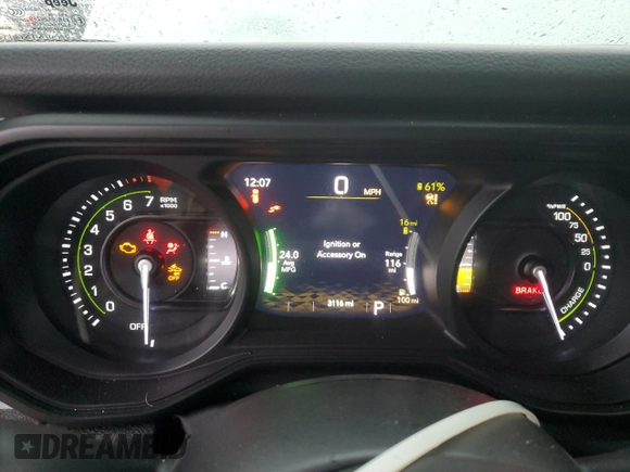 2024 Jeep Wrangler Sport S with VIN 1C4RJXN68RW229756, listed as a Copart auction lot 51948835 with 3,116 mi miles and Salvage Title. Bid and sale history available at DreamBid. Image 9.