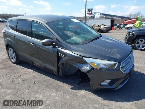 2017 Ford Escape SE with VIN 1FMCU9GD5HUC17297, listed as a IAAI auction lot 41880013 with 57,737 mi miles and . Bid and sale history available at DreamBid. Image 1.