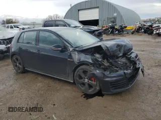 2015 Volkswagen GTI SE with VIN 3VW4T7AU1FM027908, listed as a Copart auction lot 81329894 with 61,315 mi miles and Salvage Title. Bid and sale history available at DreamBid. Image 4.