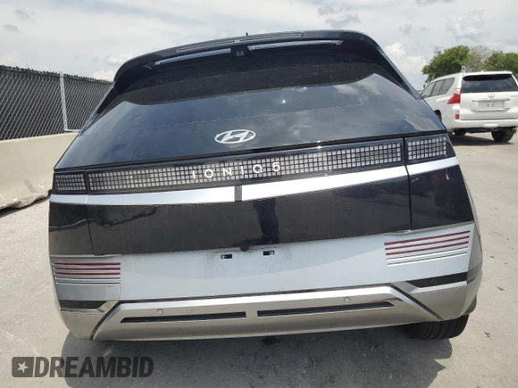 2024 Hyundai Ioniq 5 Limited with VIN KM8KR4DE8RU243715, listed as a Copart auction lot 55913465 with 6,364 mi miles and Salvage title. Bid and sale history available at DreamBid. Image 6.