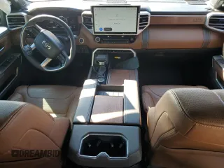 2023 Toyota Tundra 1794 Edition with VIN 5TFMA5AB9PX021944, listed as a Copart auction lot 77756214 with 76,260 mi miles and Salvage title. Bid and sale history available at DreamBid. Image 8.