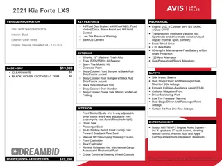 2021 Kia Forte LXS with VIN 3KPF24AD2ME351776, listed as a Copart auction lot 68955514 with 0 mi miles and Clean Title. Bid and sale history available at carsss.com. Image 12.