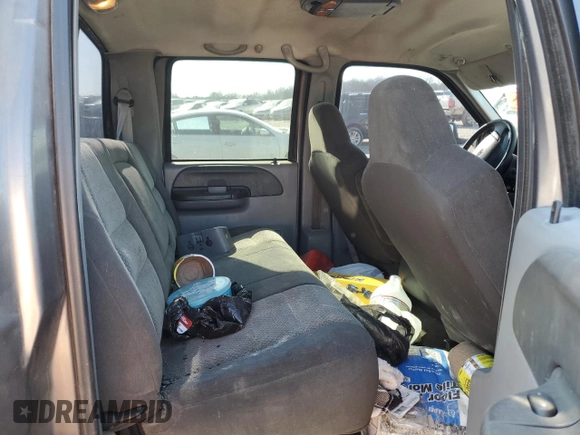 2002 Ford F-250 XL with VIN 3FTNW20F92MA15309, listed as a Copart auction lot 43750155 with 233,290 mi miles and Salvage Title. Bid and sale history available at DreamBid. Image 11.