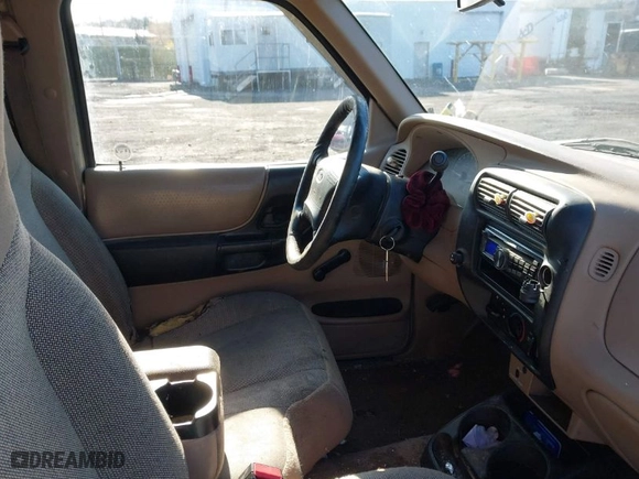 2002 Ford Ranger XL with VIN 1FTYR14U62TA05457, listed as a IAAI auction lot 42044540 with 214,458 mi miles. Bid and sale history available at carsss.com. Image 5.