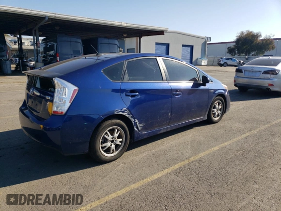 2011 Toyota Prius I with VIN JTDKN3DU4B0256363, listed as a Copart auction lot 83121644 with 188,129 mi miles and Salvage Title. Bid and sale history available at carsss.com. Image 3.