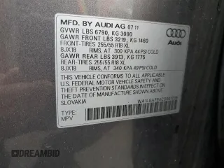 2012 Audi Q7 Premium Plus с VIN WA1LGAFE4CD001239, выставлен на аукционе Copart как лот 55875865 с пробегом 174 043 миль миль и На запчасти • Non repairable. История ставок и продаж доступна на DreamBid. Изображение 13.