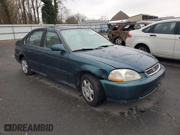 1998 Honda Civic EX with VIN 2HGEJ8644WH603860, listed as a Copart auction lot 81964144 with 203,675 mi miles and Salvage Title. Bid and sale history available at carsss.com. Image 4.