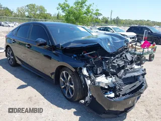 2025 Honda Civic Sport Touring z VIN 19XFL4H93SE006784, wystawiony jako IAAI lot #42002576 z przebiegiem Nie podano mil oraz . Historia ofert i sprzedaży dostępna na DreamBid. Obrazek 1.