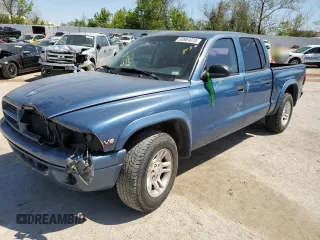 2003 Dodge Dakota Sport with VIN 1D7HL38X23S126579, listed as a Copart auction lot 50951074 with 237,328 mi miles and Salvage Title. Bid and sale history available at carsss.com. Image 1.