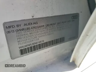 2014 Audi A4 Premium z VIN WAUAFAFL5EN014574, wystawiony jako Copart lot #47197225 z przebiegiem 125 275 mil mil oraz Szkoda całkowita • Salvage title. Historia ofert i sprzedaży dostępna na DreamBid. Obrazek 14.