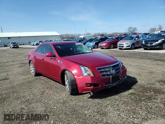 2008 Cadillac CTS AWD with VIN 1G6DT57V780193897, listed as a Copart auction lot 51231425 with 78,585 mi miles and Salvage Title. Bid and sale history available at DreamBid. Image 10.
