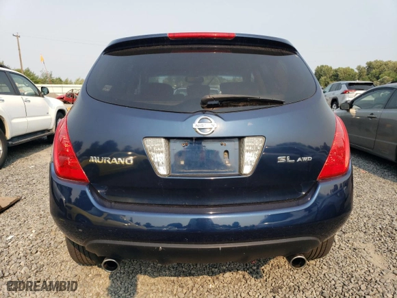 2005 Nissan Murano S with VIN JN8AZ08W35W414661, listed as a Copart auction lot 66145434 with 145,512 mi miles and Salvage Title. Bid and sale history available at carsss.com. Image 6.