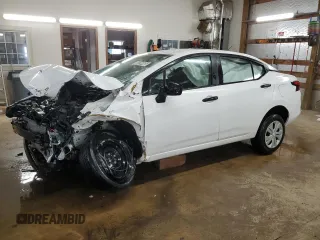 2023 Nissan Versa S with VIN 3N1CN8DV8PL821382, listed as a Copart auction lot 58124465 with 70,959 mi miles and Salvage title. Bid and sale history available at DreamBid. Image 1.