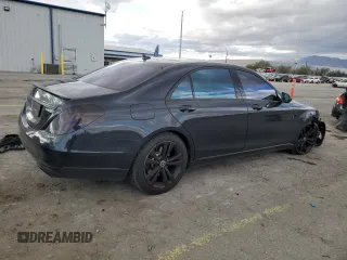 2015 Mercedes-Benz S 550 with VIN WDDUG8CB9FA159827, listed as a Copart auction lot 48759755 with 105,894 mi miles and Salvage Title. Bid and sale history available at DreamBid. Image 3.