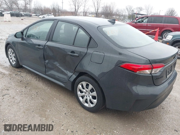 2024 Toyota Corolla LE with VIN 5YFB4MDE0RP208165, listed as a IAAI auction lot 41907873 with 14,872 mi miles and . Bid and sale history available at DreamBid. Image 3.