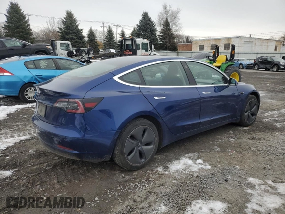 2020 Tesla Model 3 Standard Range Plus with VIN 5YJ3E1EA5LF625456, listed as a Copart auction lot 80926294 with 118,358 mi miles and Salvage Title. Bid and sale history available at DreamBid. Image 3.
