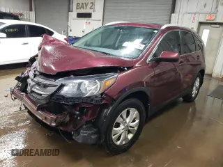 2014 Honda CR-V EX-L with VIN 5J6RM4H76EL038269, listed as a Copart auction lot 47596655 with 148,422 mi miles and Salvage Title. Bid and sale history available at carsss.com. Image 1.
