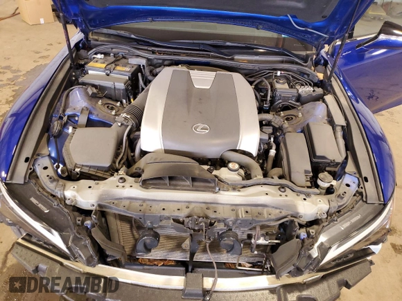 2022 Lexus IS 350 F Sport with VIN JTHGZ1E29N5025881, listed as a Copart auction lot 49969045 with 26,300 mi miles and Salvage title. Bid and sale history available at DreamBid. Image 11.
