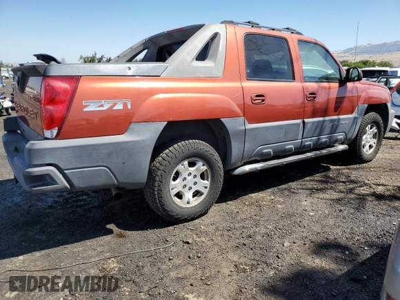 2003 Chevrolet Avalanche with VIN 3GNEK13T83G201485, listed as a Copart auction lot 61097094 with 120,113 mi miles and Salvage Title. Bid and sale history available at carsss.com. Image 3.