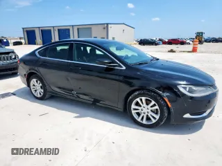 2015 Chrysler 200 Limited with VIN 1C3CCCAB0FN680374, listed as a Copart auction lot 60542615 with 241,857 mi miles and Salvage title. Bid and sale history available at DreamBid. Image 4.