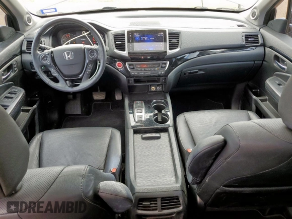 2020 Honda Ridgeline RTL-E with VIN 5FPYK3F79LB001891, listed as a Copart auction lot 58569255 with 34,513 mi miles and Salvage title. Bid and sale history available at DreamBid. Image 8.